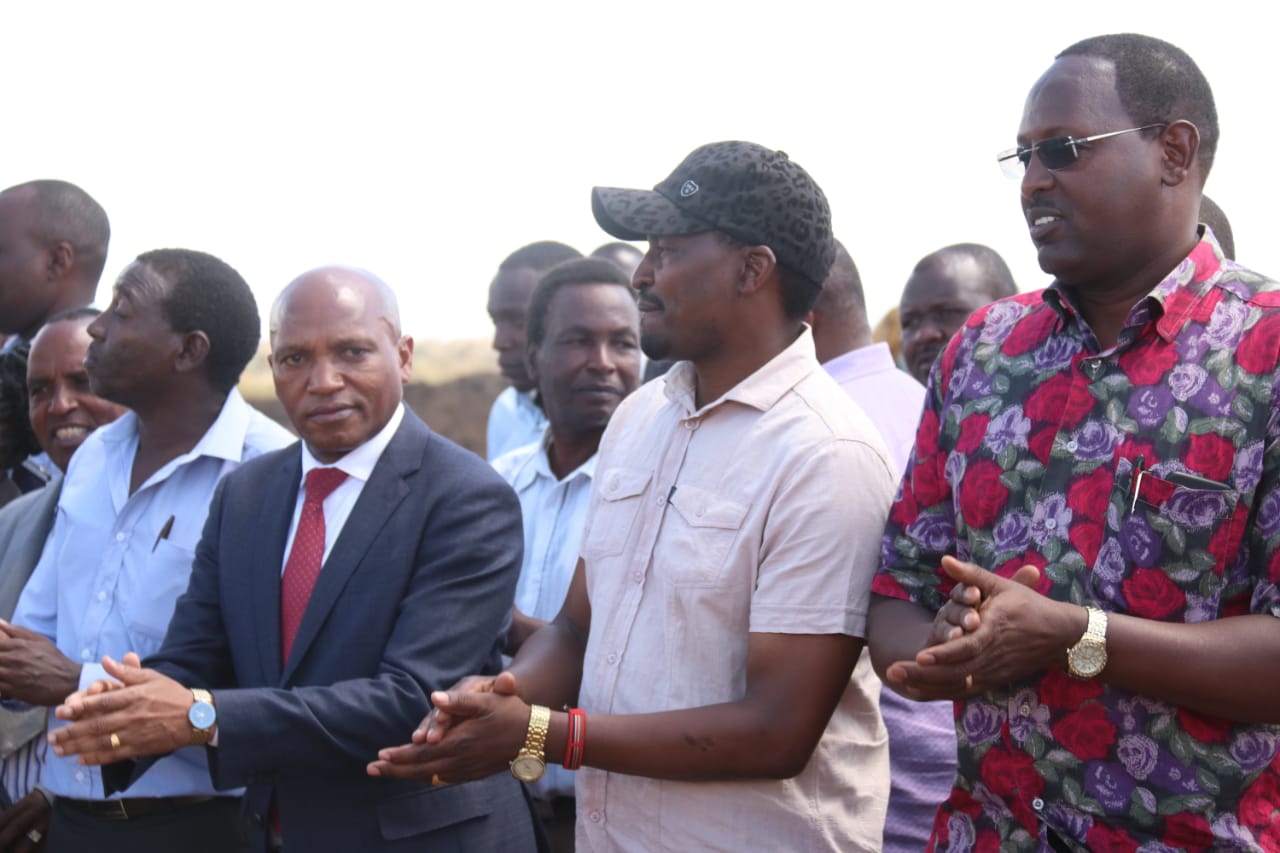 KIUNJURI LAUNCHES NGUTHIRU LAINGO WATER PAN TO PROMOTE MERU'S IRRIGATED AGRICULTURE.